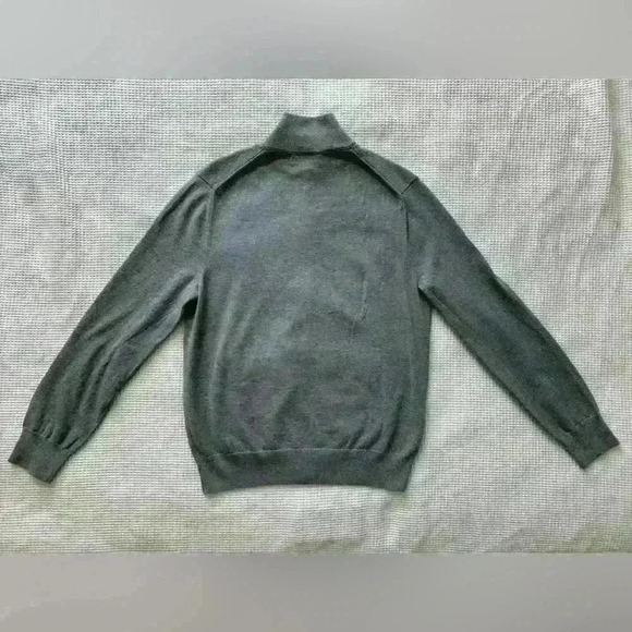 Banana Republic Men’s Full Zip Lightweight sweater/Jacket. Grey size large. - Picture 4 of 6